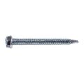 Buildright Self-Drilling Screw, #12 x 2-1/2 in, Zinc Plated Steel Hex Head Hex Drive, 51 PK 09786